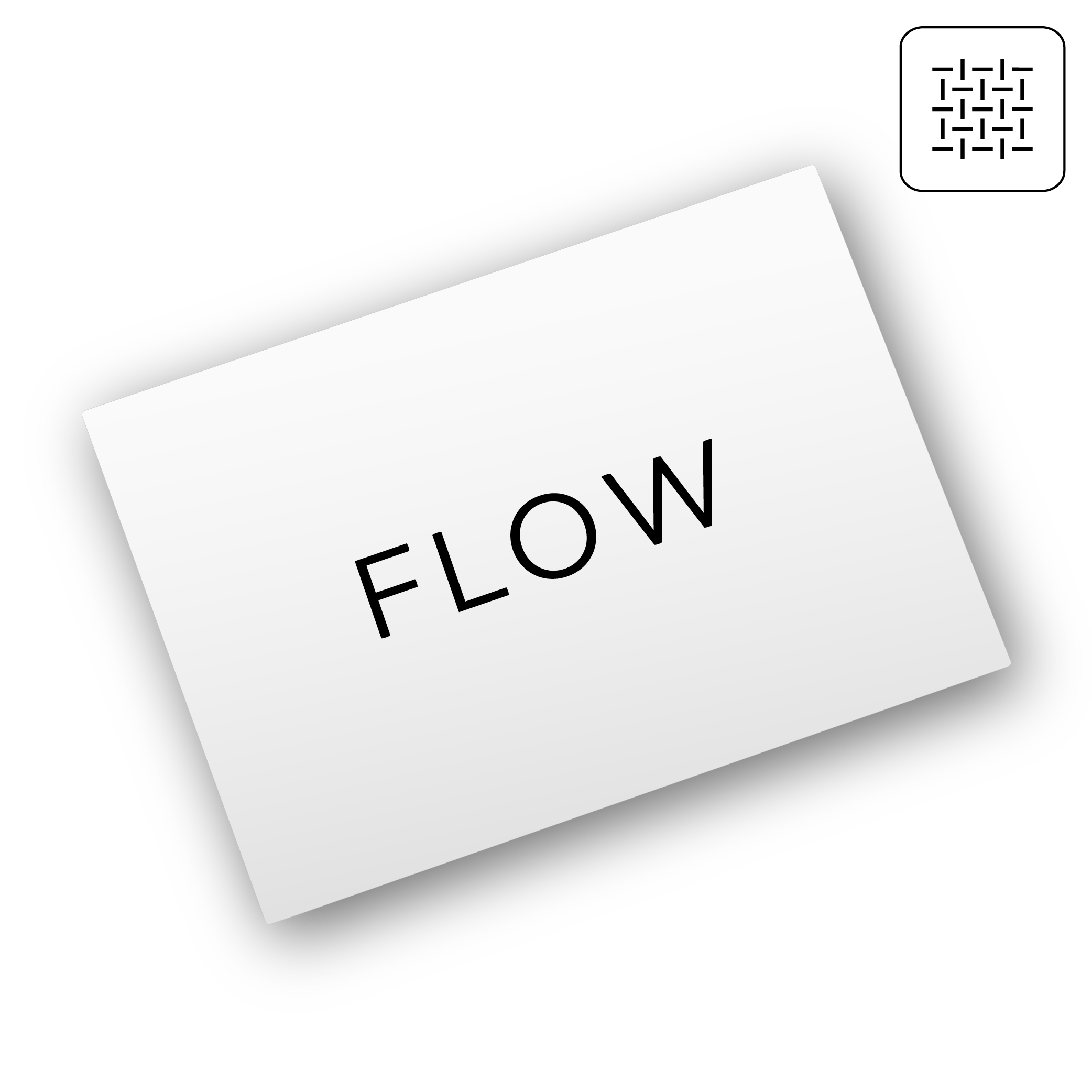 Ulotka reklamowa drukowana na papierze ozdobnym z widoczną ikoną faktury papieru symbolizującą materiały o dekoracyjnej strukturze i eleganckim wykończeniu.