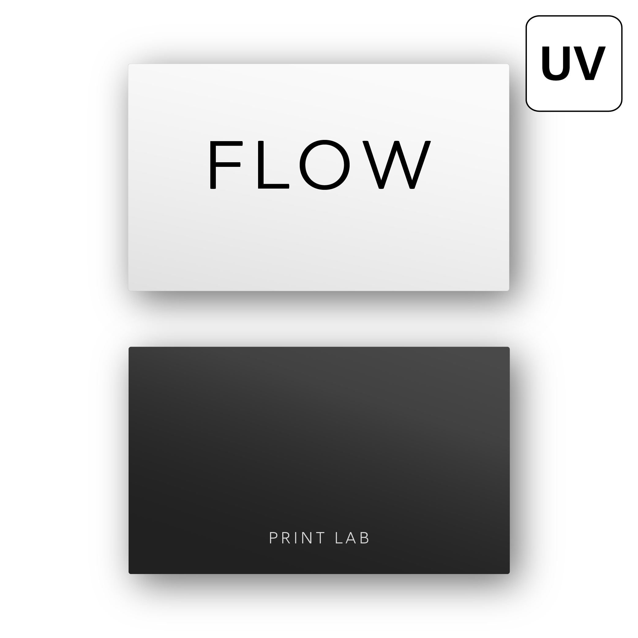 wizytówki z lakierem UV - 3D Series